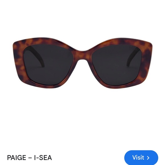 I-Sea 🤎 Paige tortoise cat eye Sunglasses NIB - Picture 1 of 11